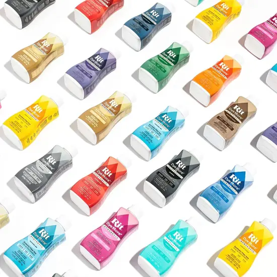 Rit Dye Liquid Rose Quartz All-Purpose Dye 8oz, Pixiss Tie Dye Accessories Bundle {6}