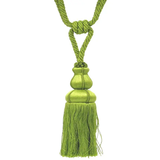 Belagio Single Tassel Tie-Back, 10" Long Tassel, Colors Collection, Kiwi {1}