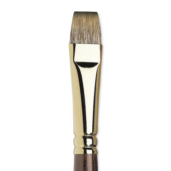 Winsor & Newton Monarch Mongoose Brush - Bright, Long Handle, Size 14 {1}