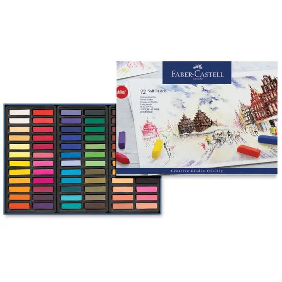 Faber-Castell Goldfaber Studio Soft Pastels - Assorted Colors, Set of 72 {2}