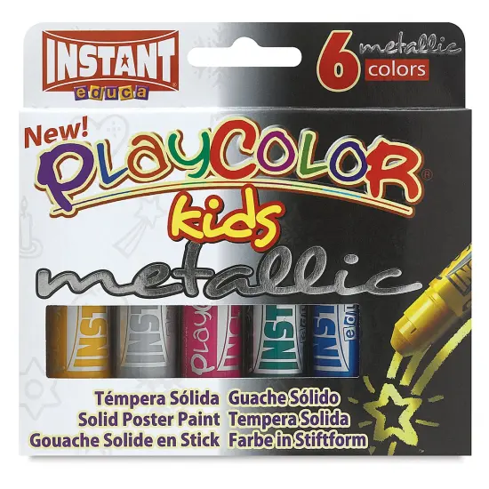 Playcolor - Metallic Colors, Set of 6, Standard Size {1}