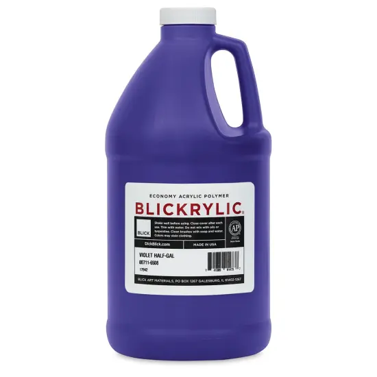 Blickrylic Student Acrylics - Violet, Half Gallon {1}