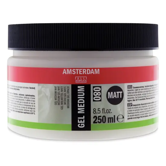Amsterdam Acrylic Gel Medium - Matte, 250 ml, Jar {1}