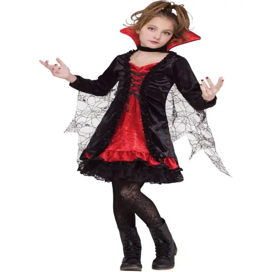 Midnight Lace Vampiress Vampire Girl's Costume {1}