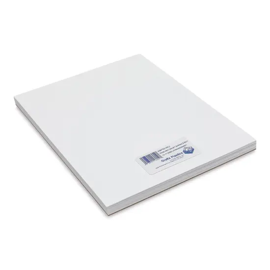 Grafix Shrink Film - 8.5" x 11", Inkjet Shrink Film, White, 50 Sheets {1}