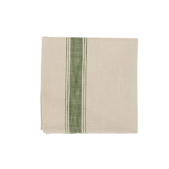 Easter Bunny Feed Sack Woven Cotton Single Cloth Napkin {1}