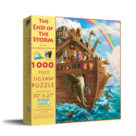 SunsOut Jigsaw Puzzle End of the Storm 20 x 27 Liz Goodrick Dillon 1000 Pieces {1}