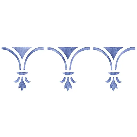 Victorian Swag Wall Stencil | 620 by Designer Stencils | Pattern Stencils | Reusable Stencils for Painting | Safe & Reusable Template for Wall Decor | Try This Stencil Instead of a Wallpaper | Easy to Use & Clean Art Stencil Pattern {1}