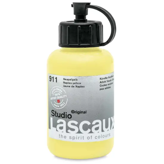 Lascaux Studio Acrylics - Naples Yellow, 85 ml bottle {1}
