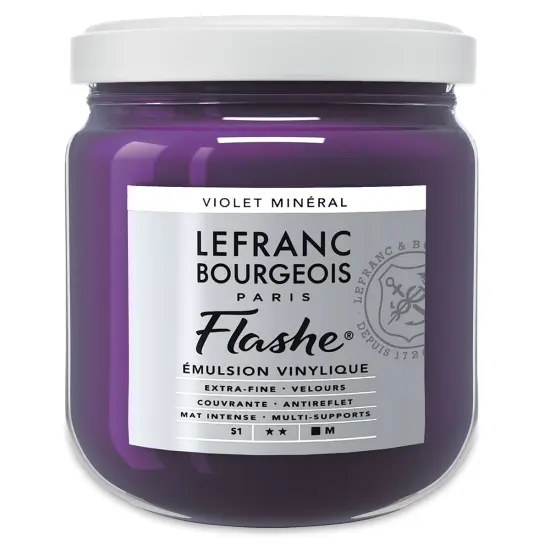 Lefranc & Bourgeois Flashe Vinyl Paint - Violet, 400 ml jar {2}