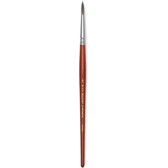 Blick Master Short Handle Synthetic Brush - Round, Size 6 {1}