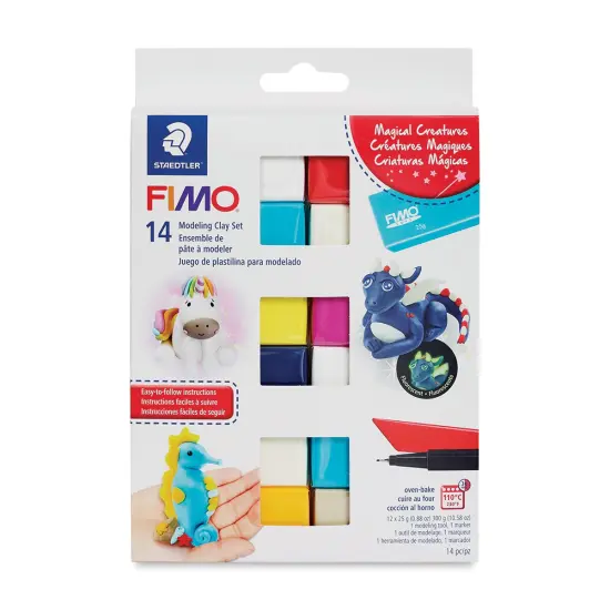 Staedtler Fimo Soft Polymer Clay - Magical Creatures Theme Set {1}