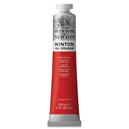 Winsor & Newton Winton Oil Color - Vermilion Hue, 200 ml tube {1}