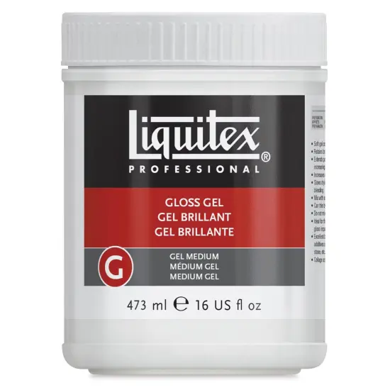 Liquitex Medium - Gel Medium, Gloss, 16 oz jar {2}