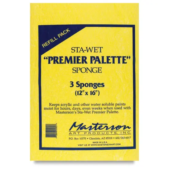 Masterson Sponge Insert Pack - 16" x 12", Pkg of 3 {2}