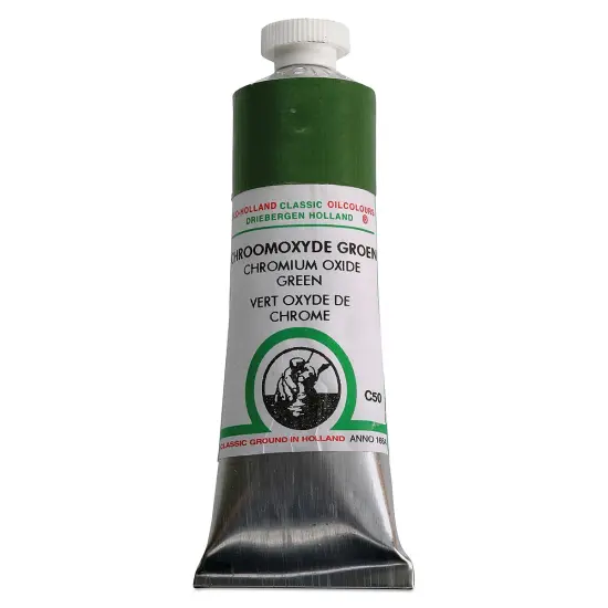 Old Holland Classic Oil Color - Chromium Oxide Green, 40 ml tube {1}