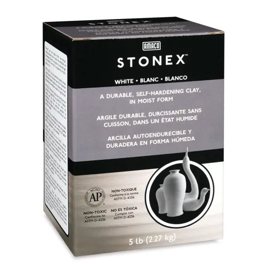 Amaco Stonex White Clay - 5 lb {2}