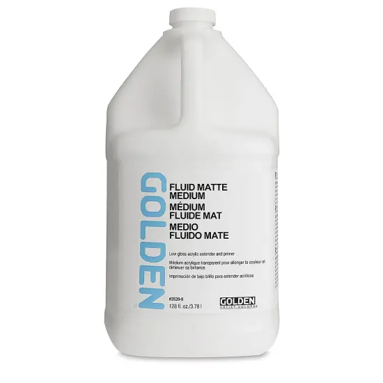 Golden Fluid Medium - Matte, 128 oz jug {2}
