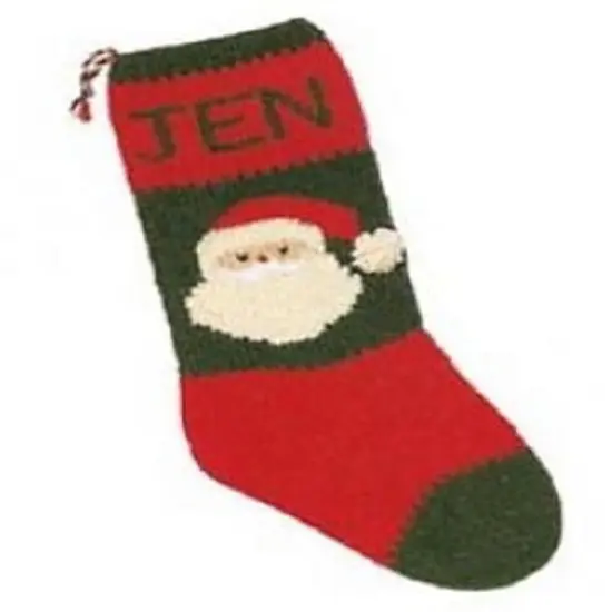 Candide Wool Yarn Christmas Stocking Knitting Kit (501 - Santa's Face) Multicolor {1}