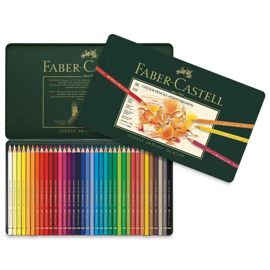 Faber-Castell Polychromos Pencil Set - Assorted Colors, Tin Box, Set of 36 {2}
