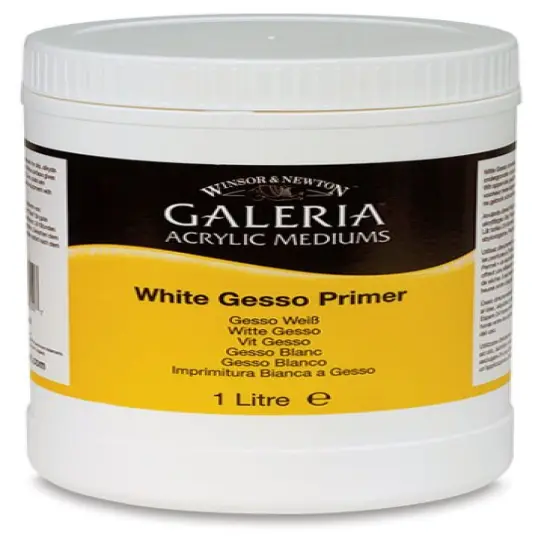Winsor & Newton Galeria Acrylic Gesso Primer - White, 1 L Jar {2}