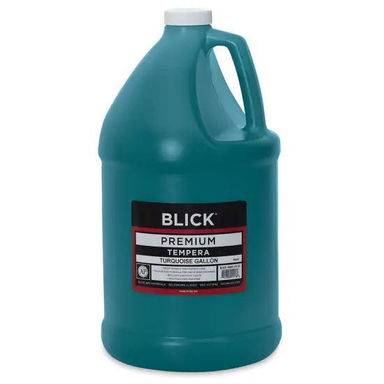 Blick Premium Grade Tempera - Turquoise, Gallon {2}