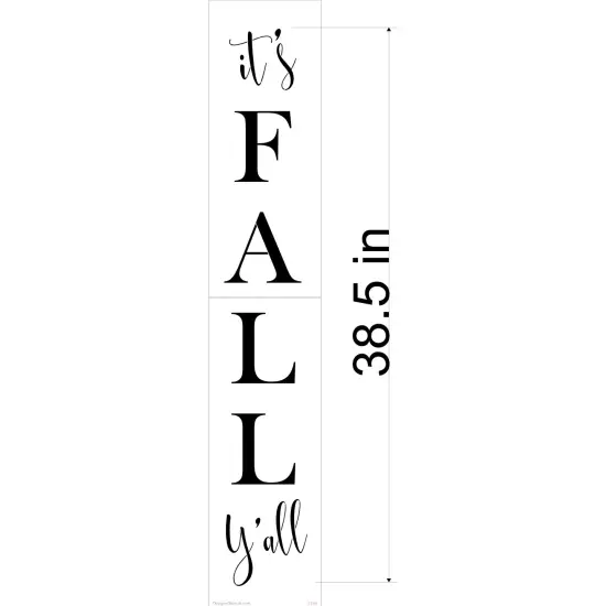 38.5-Inch It's Fall Y'all Sign Stencil | 3789 by Designer Stencils | Word & Phrase Stencils | {3}