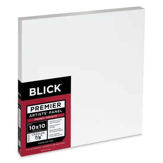 Blick Premier Artists' Panel - Traditional Cradle, 7/8", 10" x 10" {1}