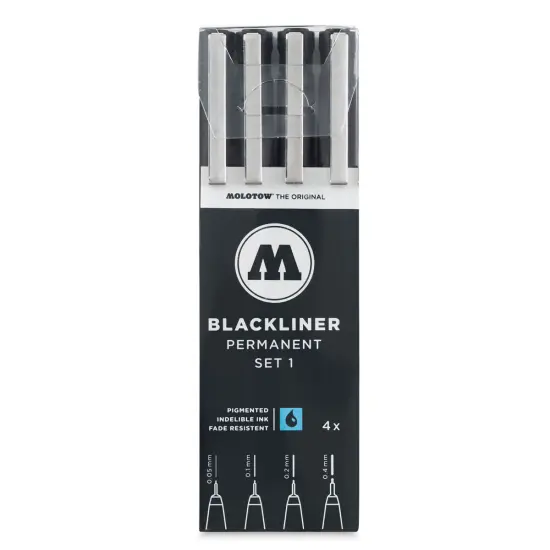 Molotow Blackliner - Set 1, Set of 4 {1}