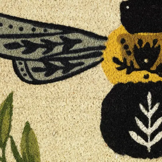 DII Brown Variegated Stripe Recycled Yarn Floor Runner 2ft 3in X 6ft {6}