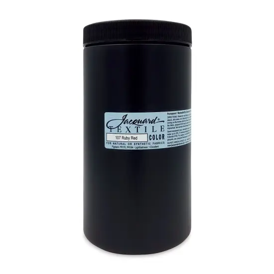 Jacquard Textile Color - Ruby Red, 32 oz jar {1}