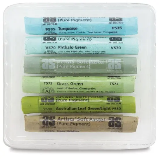 Art Spectrum Pastel 6ix Pack Set - Winter Greens, Set of 6 {2}