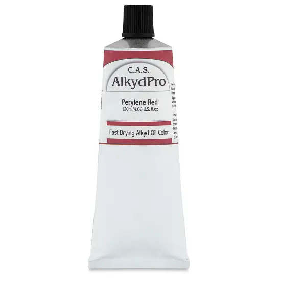 CAS AlkydPro Fast-Drying Alkyd Oil Color - Perylene Red, 120 ml tube {1}