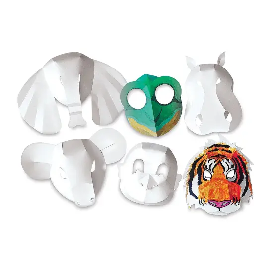 Roylco Wild Animal Fold-Up Masks - Package of 30 {2}