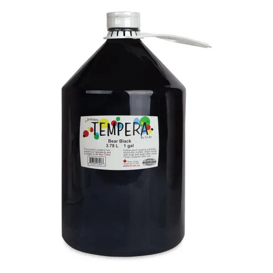 Tri-Art Liquid Tempera - Black, 3.78 L {1}