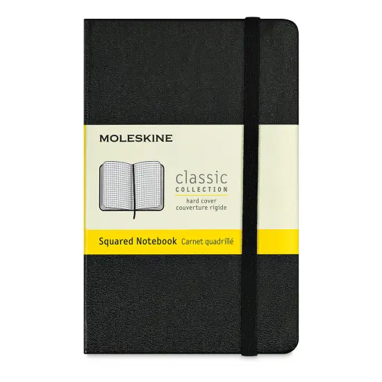 Moleskine Classic Hardcover Notebook - Black, Gridded, 5-1/2" x 3-1/2" {2}