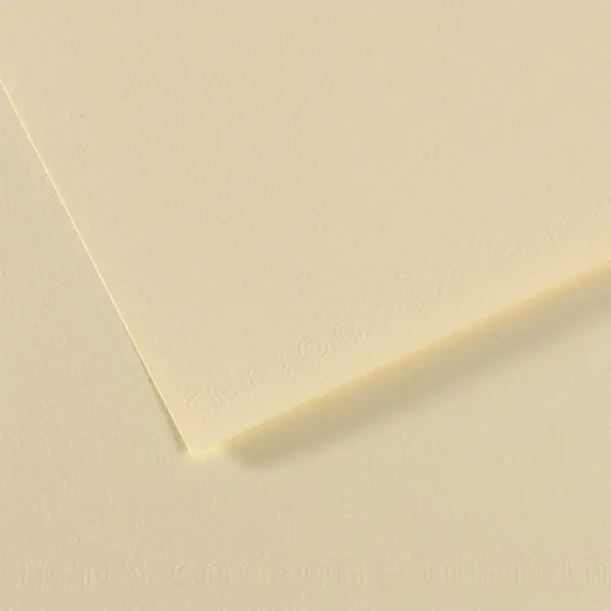 Canson Mi-Teintes Drawing Papers - 8-1/2" x 11", Pale Yellow, 25 Sheets {1}