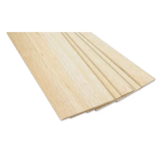 Bud Nosen Balsa Wood Sheets - 3/16" x 6" x 36", Pkg of 5 {1}