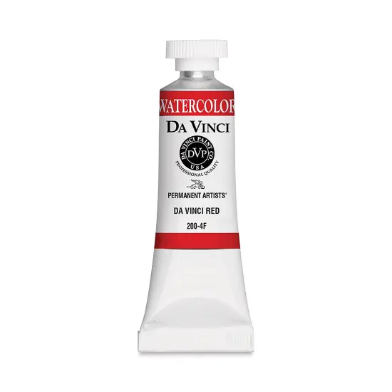 Da Vinci Artists' Permanent Watercolor - Da Vinci Red, 15 ml tube {1}