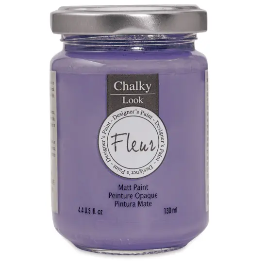 Fleur Chalky Look Paint - Purple Rain, 4.4 oz jar {1}