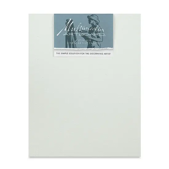 Multimedia Artboard Plein Air Claessens Linen Artist Panel - 11" x 14", 15 DP, Pkg of 3 {1}