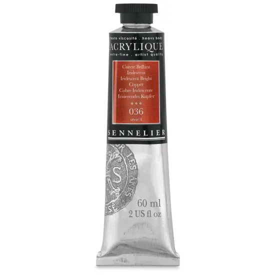 Sennelier Extra-Fine Artist Acryliques - Iridescent Bright Copper, 60 ml tube {1}