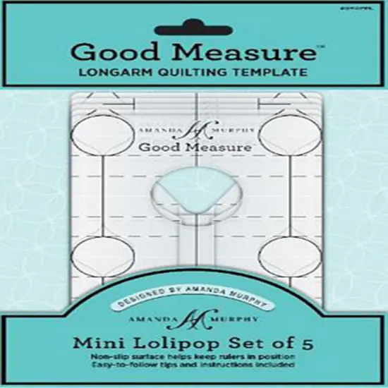 Good Measure-Amanda Murphy - Longarm Quilting Template - Mini Lollipop Set of 5 {1}