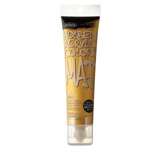 Holbein Mat Acrylic - Gold, 110 ml tube {2}