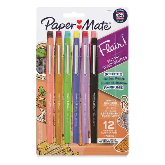 Paper Mate Flair Scented Pens - Sunday Brunch, Set of 12 {1}