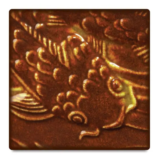 Amaco Liquid Gloss Glaze - Pint, Freckled Brown, Opaque {2}