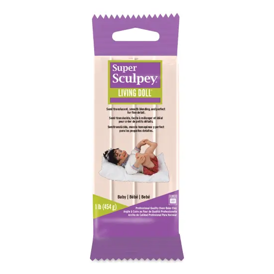 Sculpey Living Doll Polymer Clay - 1 lb, Baby {2}