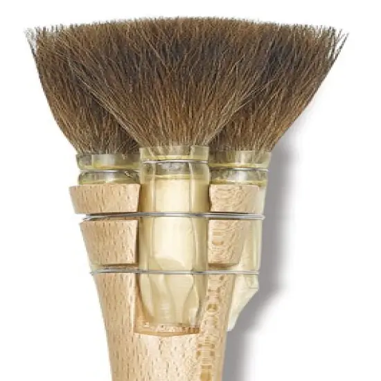 Da Vinci Triple Squirrel Brush - Square-Edged, Size 2 {1}