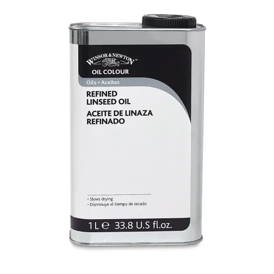 Winsor & Newton Refined Linseed Oil - 1 L bottle {1}