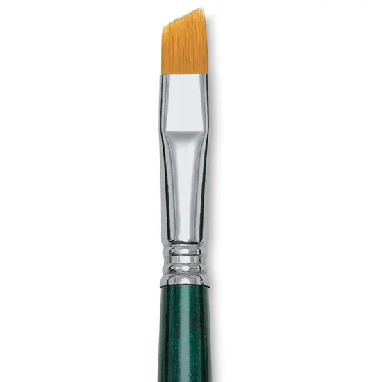 Escoda Barroco Toray Gold Synthetic Brush - Angular, Short Handle, Size 16 {1}